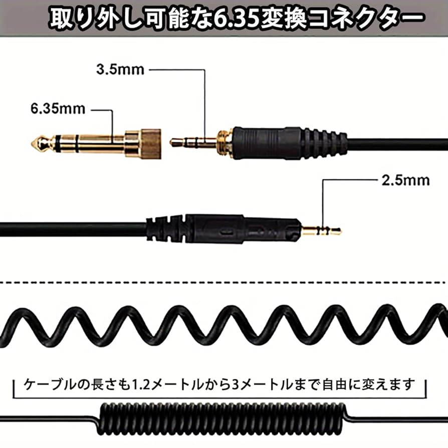 bless n° × AUDIO TEACHNICA ヘッドホン　ケーブル Amazon | ヘッドホンケーブル 交換用 3.5mm アップグレード